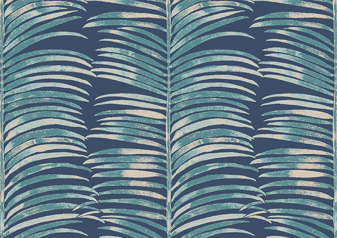 Melody Velvet, Blue Lagoon - Motorised Roman Blind - Image 7